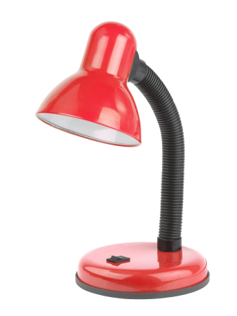 ЭРА наст.светильник N-120-E27-40W-R красный