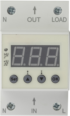 Реле контроля напряжения ЭРА PRO NO-903-41 РКН-1 63А электронный дисплей