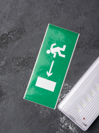 Пиктограмма "Направление налево" 320х120мм (для EXIT, SAFEWAY-40) EKF