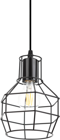 Подвес PL11 BK  ЭРА металл, E27, max 40W, d160 мм, черный