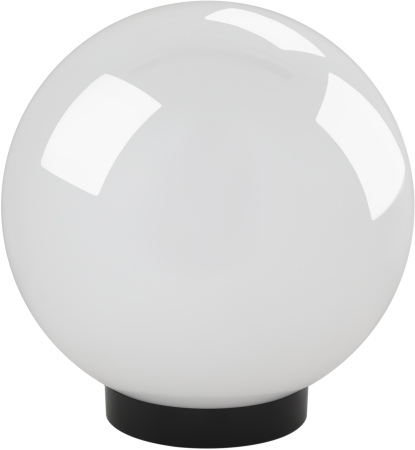 НТУ 02-60-201 ЭРА Светильник садово-парковый шар белый призма D200mm Е27 (6/90)