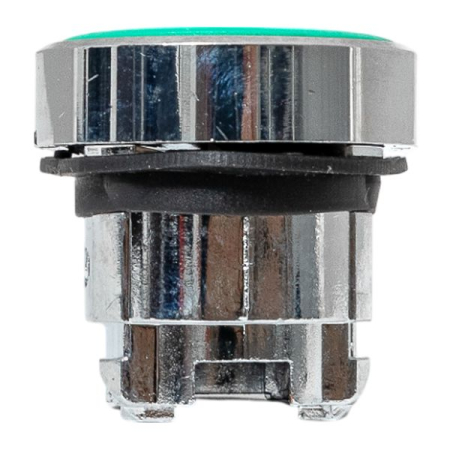 Исполнительный механизм кнопки XB4 зеленый плоский возвратный без фиксации, без подсветки IP65 EKF