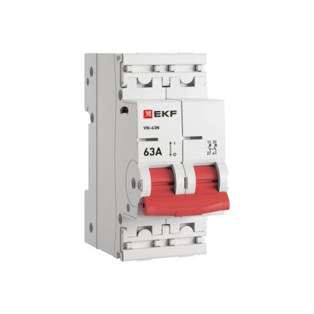 Выключатель нагрузки 2P 63А ВН-63N EKF PROxima