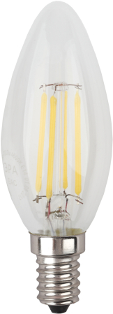 Лампа светодиодная Эра F-LED B35-7W-840-E14 (филамент, свеча, 7Вт, нейтр, E14)
