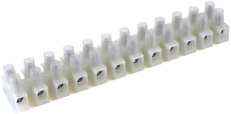 Клемник Полиамид 6.6,12р,110°С,450V, 57A, 10мм.кв.