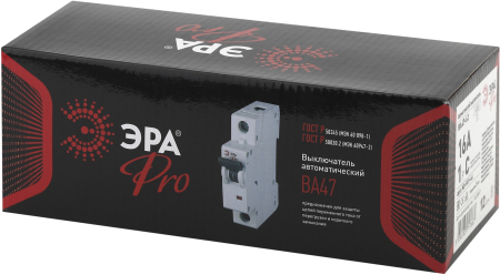 Автоматич. вык-ль NO-901-44 ВА47-63 1P 16А 6кА х-ка C ЭРА Pro