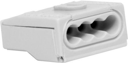 Клеммная колодка безвинтовая 4х1,5-2,5 мм.кв.