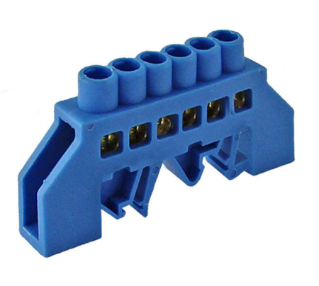 Шина N "ноль" в комб DIN-изол "Стойка" ШНИ-8х12-6-КС-С IEK