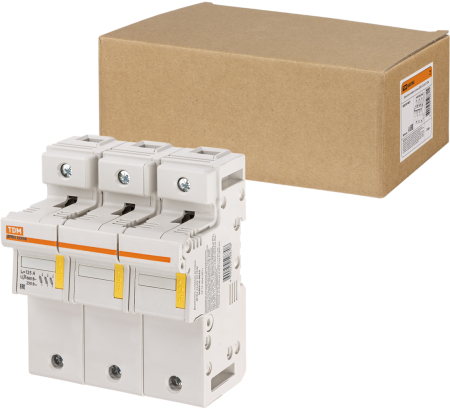 Держатель плавких вставок ДПВ2 22х58 3П TDM