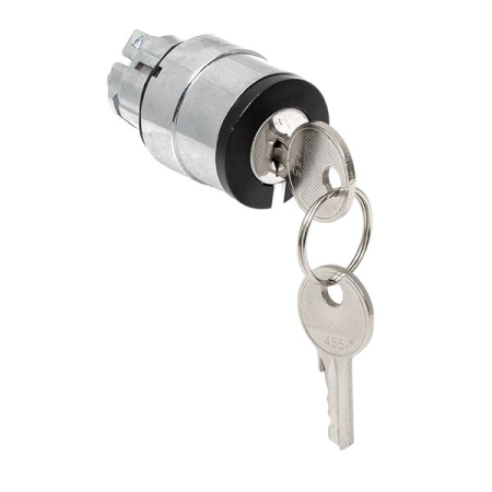 Исполнительный механизм переключателя ХB4 на 2 положения с замком, с извлечением ключа во всех положениях IP65 EKF