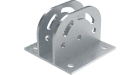 Крепление с площадкой шарнирное для профиля BPM-41, горячеоцинкованное Крепление с площадкой шарнирное для профиля BPM-41, горячеоцинкованное