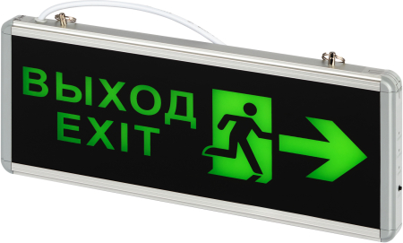 SSA-101-3-20  ЭРА Светильник аварийный светодиодный 1,5ч 3Вт  (25*150*360)мм ВЫХОД-EXIT-ЧЕЛ