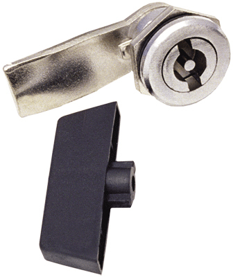 Замок-защелка для металлического бокса с пластмассовым ключом (22-17/46)