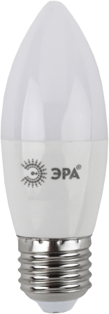 Лампа светодиодная Эра LED B35-9W-860-E27 (диод, свеча, 9Вт, хол, E27)