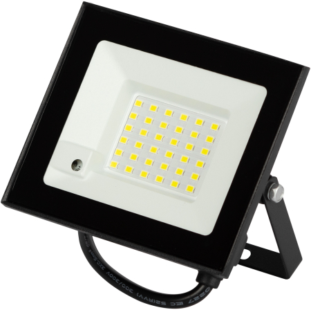 Прожекторы Eco  ЭРА LPR-041-1-65K-020 20Вт 1400Лм 6500К датчик движения нерегулируемый 122x75x35