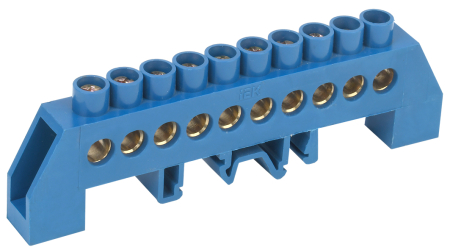 Шина N "ноль" в комб DIN-изол "Стойка" ШНИ-8х12-10-КС-С IEK