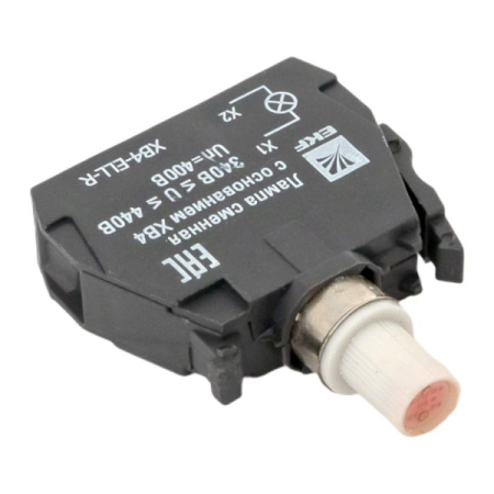 Лампа сменная c основанием XB4 красная 400В EKF PROxima