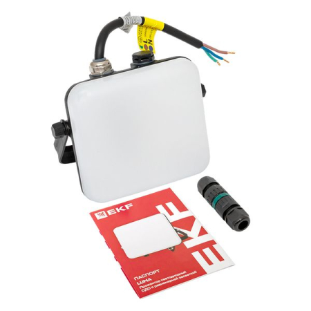 Прожектор светодиодный СДО-4002 20Вт 4000К IP65 с равномерной засветкой LUMA EKF