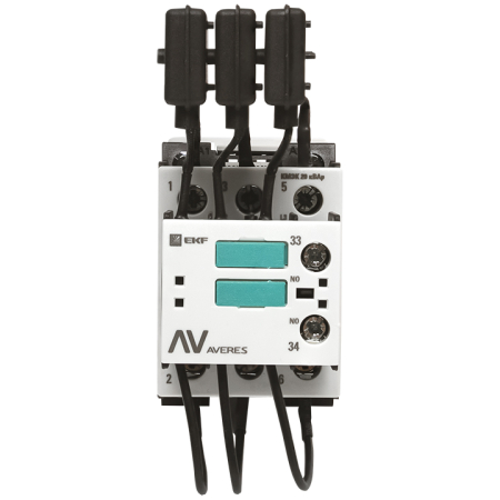 Контактор для конденсатора КМЭК 20 кВАр 230В 1NО EKF AVERES