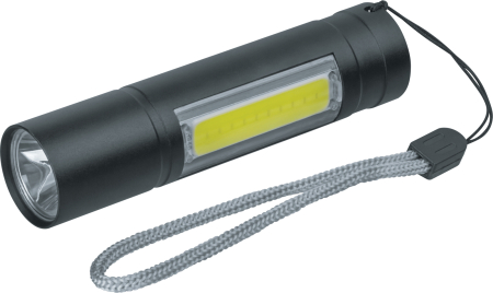 Фонарь Navigator 14 662 NPT-KC06-ACCU брелок.алюм.1LED(1Вт)+1СOB LED(3Вт),3 реж