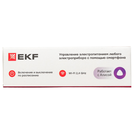 Умное реле 10А Wi-FI EKF Connect