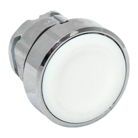 Исполнительный механизм кнопки XB4 белый плоский возвратный без фиксации, без подсветки IP65 EKF