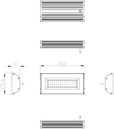 SPP-403-0-50K-050 ЭРА Cветильник cветодиодный подвесной IP65 50Вт 5250Лм 5000К Кп<5% КСС Д IC (20/32