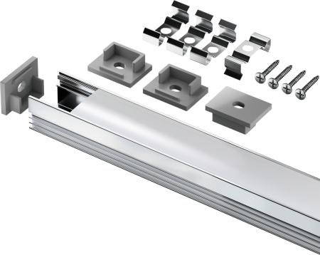 Профиль Navigator 95 327 NPR-02-SET накладной с рассеивателем