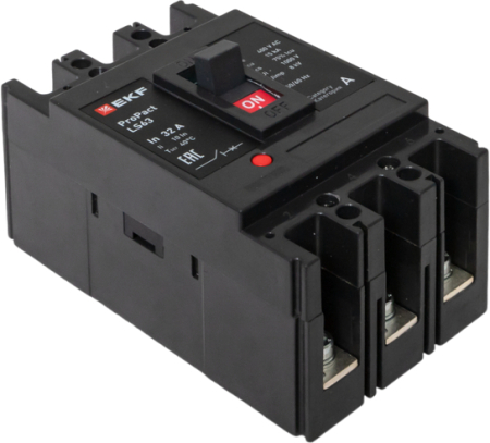 Автоматический выключатель LS63 15кА 3P 32А ProPact EKF
