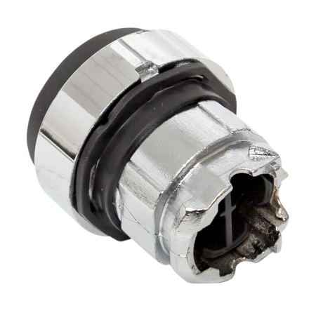 Исполнительный механизм кнопки XB4 черный выпирающая  возвратный без фиксации, без подсветки EKF PROxima