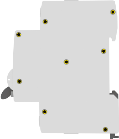 Дифференциальный автомат АВДТ-63М 10А/30мА (1мод., хар.В, электронный тип AС) 6кА EKF PROxima