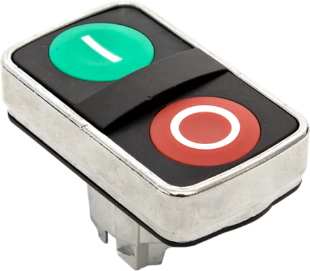 Исполнительный механизм кнопки XB4 "пуск-стоп"  плоский  возвратный без фиксации, с подсветкой EKF PROxima