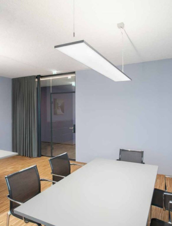 SPL-6-40-4K (S) Светод. панель IP40 295x1195x8 40Вт 2800Лм 4000K Ra>80 NationStar серебр.