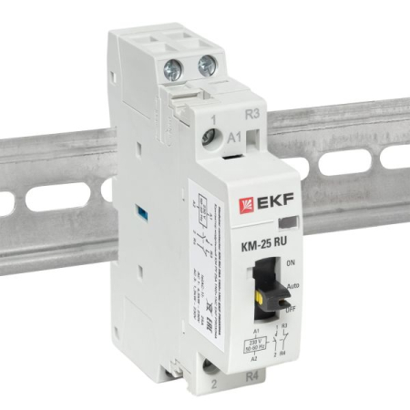 Контактор модульный КМ РУ 25А 1NO+1NC (1 мод.) EKF PROxima