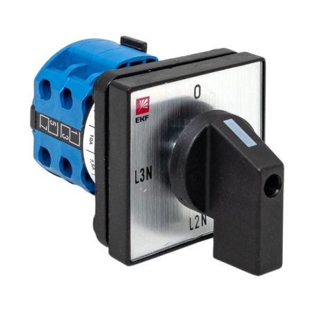 Переключатель кулачковый ПК-1-84 10А 4P для вольтметра (для фазного напряжения) EKF PROxima