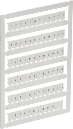 ARMAFIX Маркер для CTS/CP 4мм2 "1-10" IEK