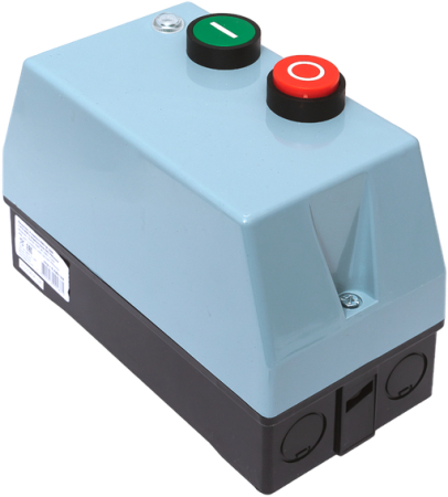 Пускатель в корпусе КМЭ 9А 400В с РТЭ Ir-1-1,6А и индикатором IP65 EKF