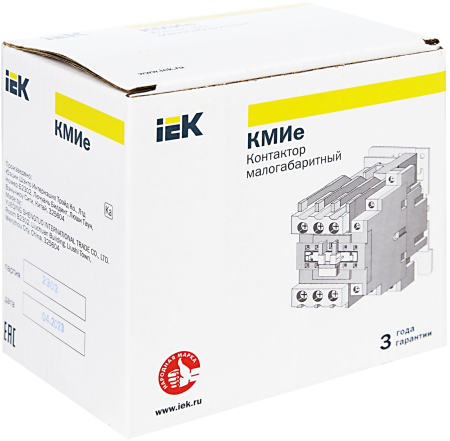 Контактор КМИе-46512 65А 230В/АС3 1NO;1NC GENERICA