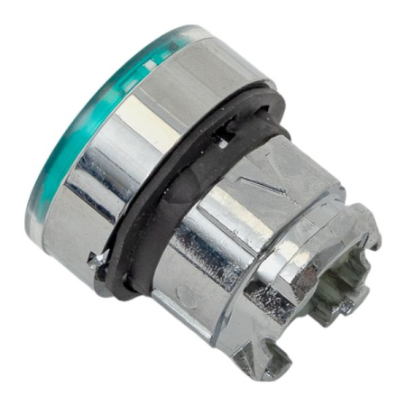 Исполнительный механизм кнопки XB4 зеленый плоский возвратный без фиксации, с подсветкой IP65 EKF