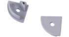 PROFILE S02 end caps with hole (set of 2 pcs)