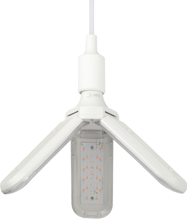 FITO-24W-RB-E27-FOLD     Фитолампа для растений светодиодная ЭРА FITO-24W-RB-E27-FOLD 3-х лепестковая красно-синего спектра 24 Вт Е27