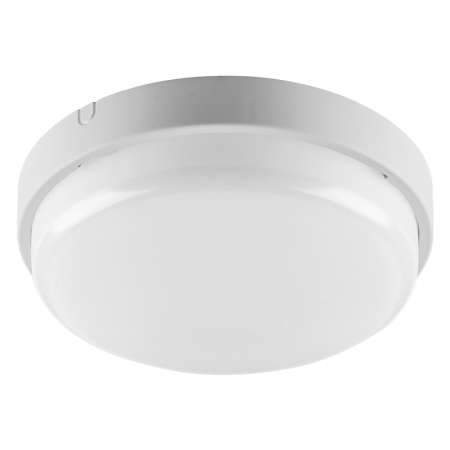 Светодиодный светильник c оптико-акуст датчиком ДПП01-12-021-4К-ОА 12 Вт круг 4000K IP65 900 Лм 190x48 мм