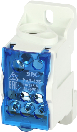 NO-122-40  Распределительный блок на DIN-рейку ЭРА  NO-122-40 РБД-125А