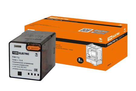 Реле РЭК11Ц/3 10А  12В AC (без разъема Р11Ц арт. SQ1503-0041) TDM