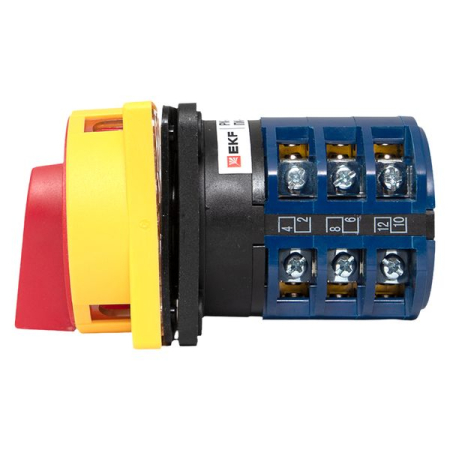 Переключатель кулачковый ПК-1-23 32А 3P "1-0-2" с блокировкой IP65 EKF PROxima