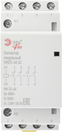 NO-902-298  Контактор модульный ЭРА PRO NO-902-298 КМ20-40 AC