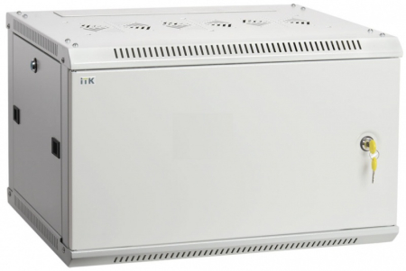 ITK Шкаф LINEA W 9U 600x600 мм дверь металл, RAL7035