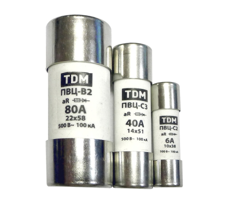 Плавкая вставка ПВЦ-С2 10х38 0,5А TDM