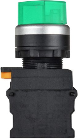 Переключатель с подсветкой 3 полож. 2NO зеленый MASTER IEK