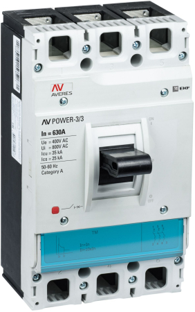 Автоматический выключатель AV POWER-3/3 630А 35kA TR